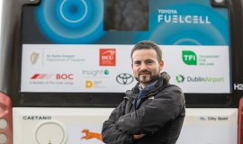 DCU part of Hydrogen Mobility Ireland trial of a fuel cell electric bus in the Dublin area